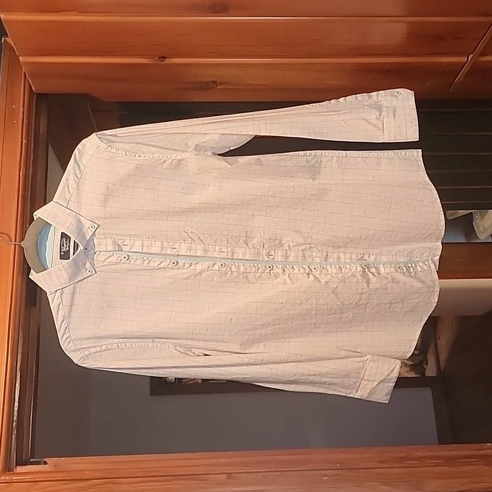 Penguin Brand White & Multicolor Dress Shirt